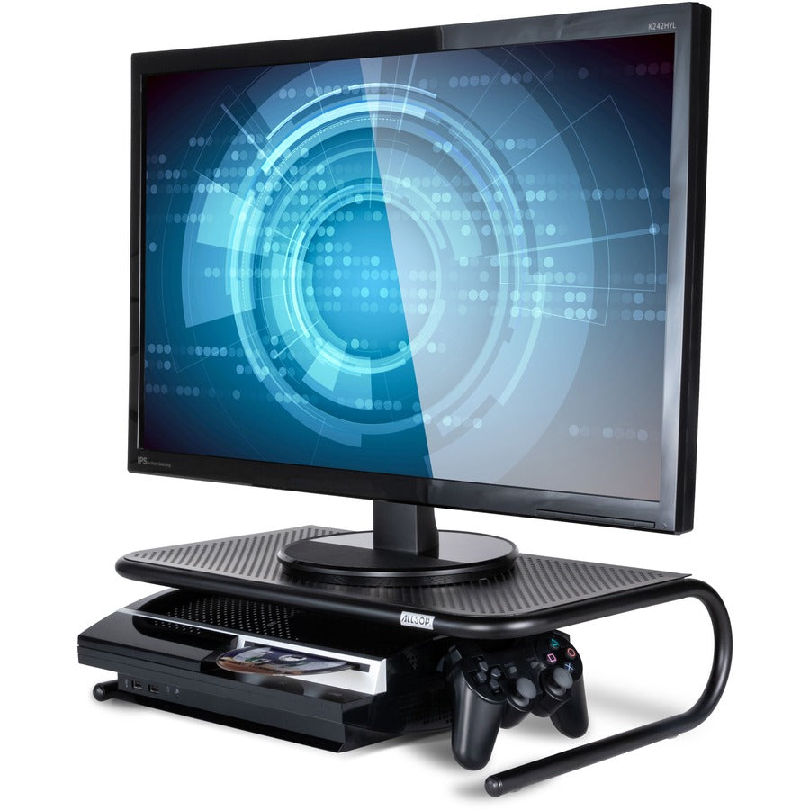 Allsop Metal Art Monitor Stand (Large) 18-Inch Wide Platform - Black (30336)