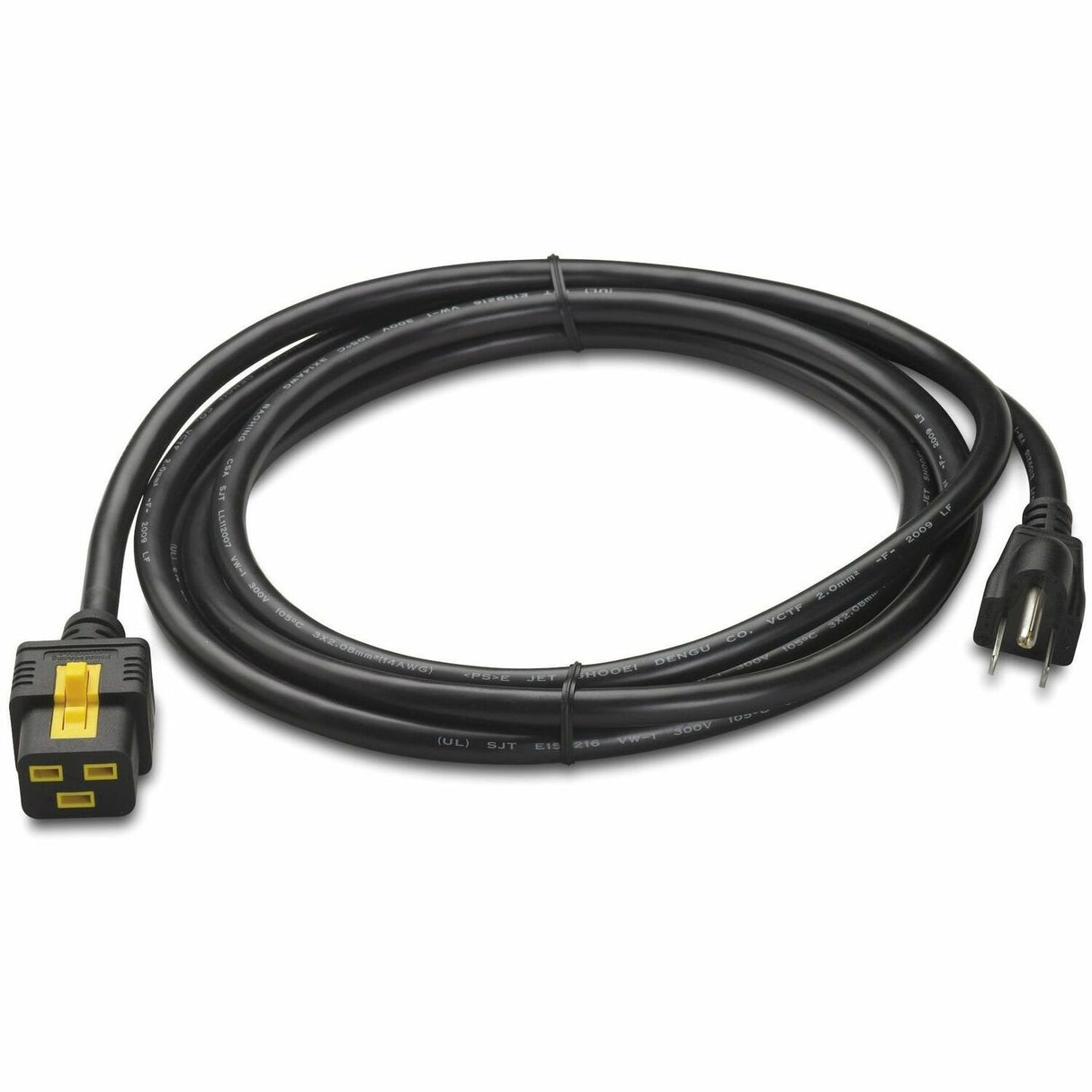 Power Cord, Locking C19 to 5-15P, 3.0m