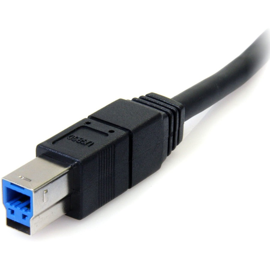 StarTech.com 10 ft Black SuperSpeed USB 3.0 (5Gbps) Cable A to B - M/M