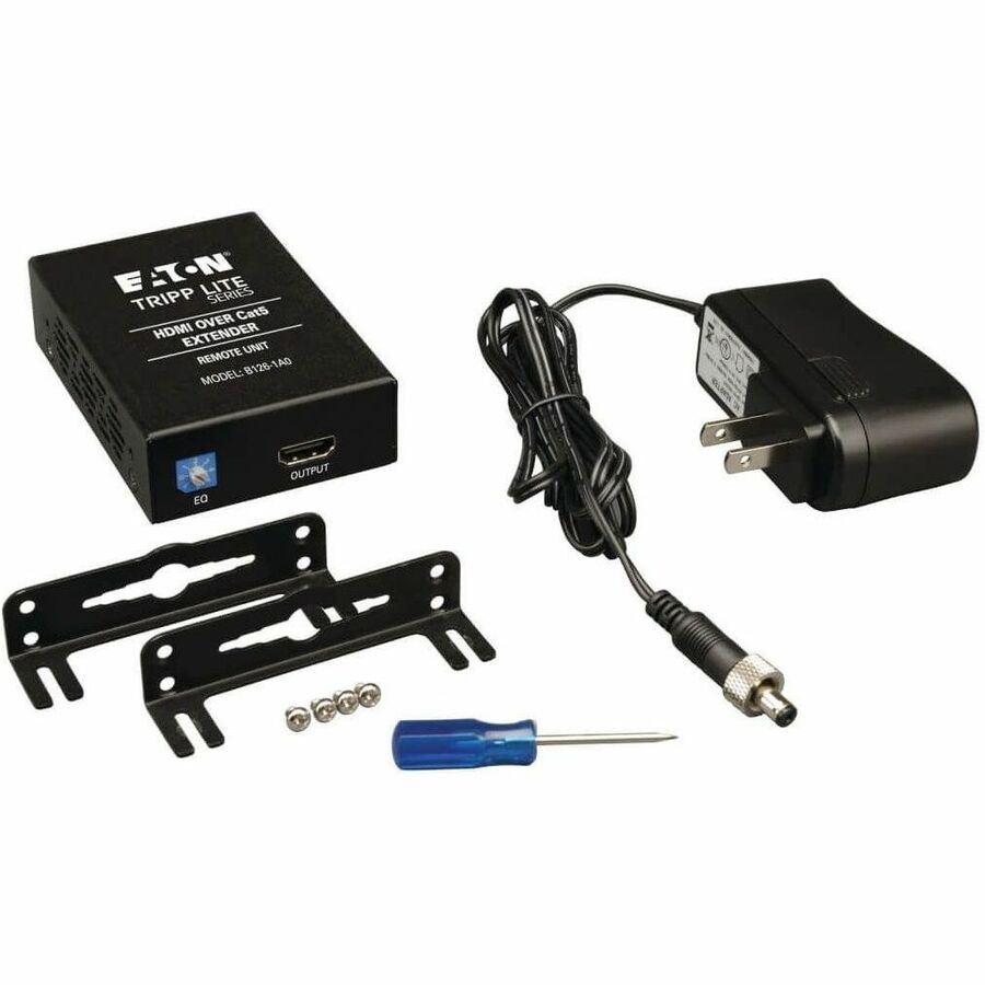 Eaton Tripp Lite Series HDMI over Cat5/6 Extender, Box-Style Remote Receiver for Video/Audio, Up to 150 ft. (45 m), TAA