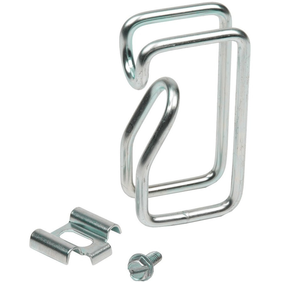 Rack Solutions Metal D-Ring Cable Clips 4-Pack