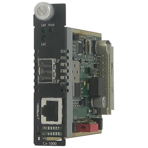 Perle CM-1000-SFP Gigabit Ethernet Managed Media Converter