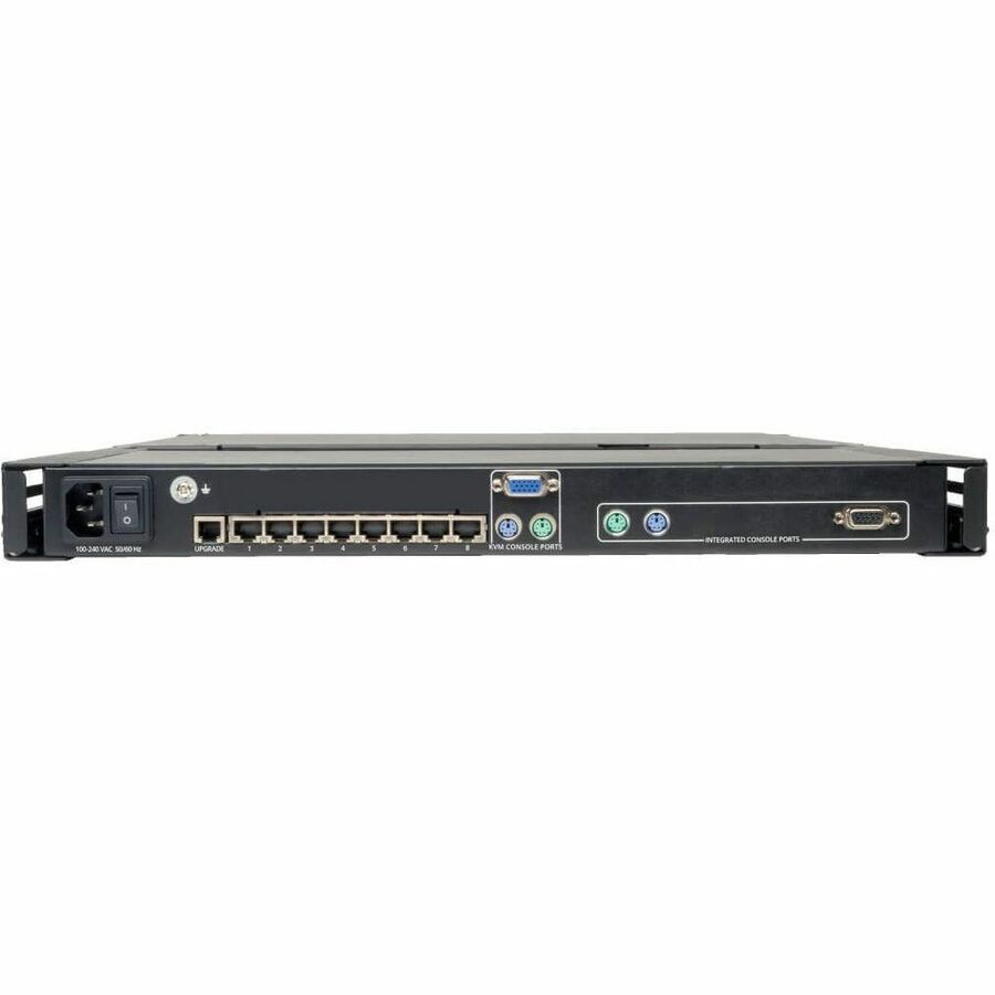 Eaton Tripp Lite Series NetCommander 8-Port Cat5 1U Rack-Mount Console KVM Switch with 19-in. LCD, TAA