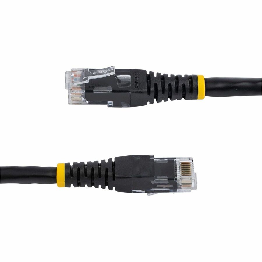 StarTech.com 10ft CAT6 Ethernet Cable - Black Molded Gigabit - 100W PoE UTP 650MHz - Category 6 Patch Cord UL Certified Wiring/TIA