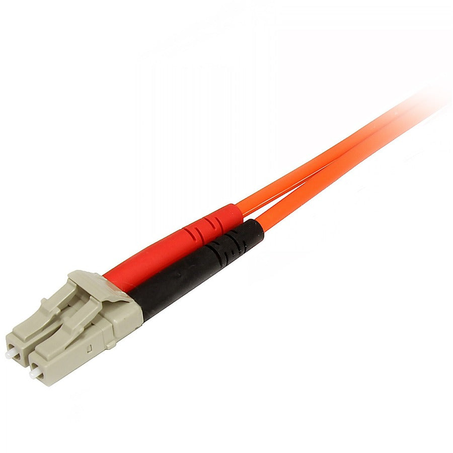 StarTech.com 1m Fiber Optic Cable - Multimode Duplex 50/125 - LSZH Fiber Jumper Cord - LC/SC