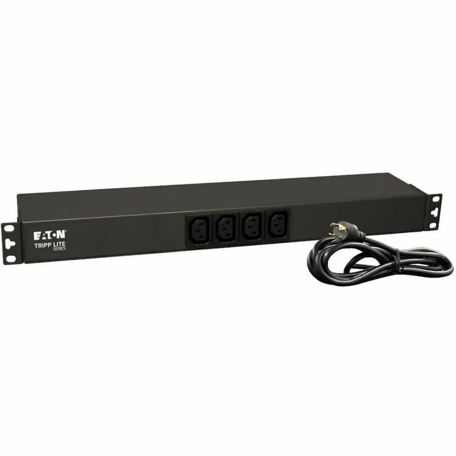 Eaton Tripp Lite Series 3.8kW Single-Phase 208/240V Basic PDU, 14 Outlets (12 C13 & 2 C19), NEMA L6-20P Input, 15 ft. (4.57 m) Cord, 1U Rack-Mount
