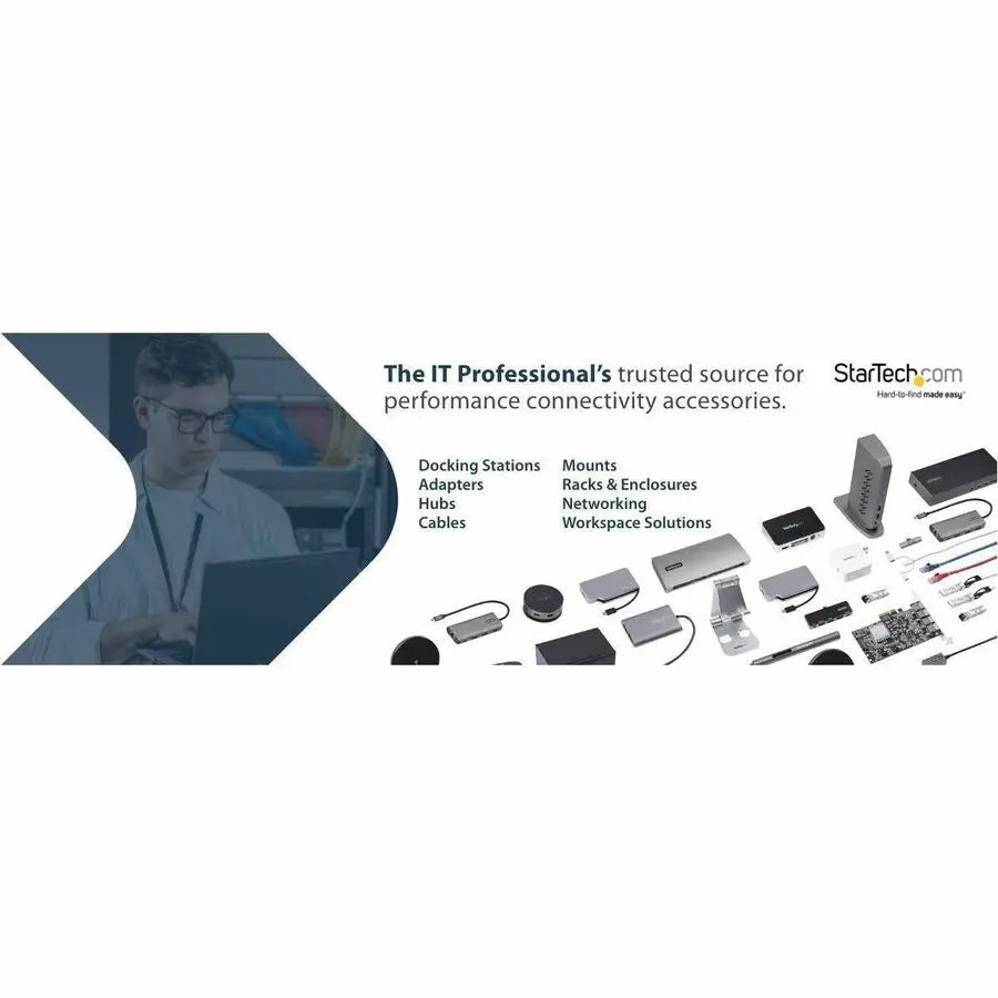 StarTech.com 2-Post 8U Heavy-Duty Wall Mount Network Rack, 19" Open Frame Server Rack with Adjustable Depth, Data Rack for IT Equipment~