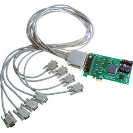 Brainboxes 8 Port RS232 PCI Express Serial Card 9 Pin Connectors