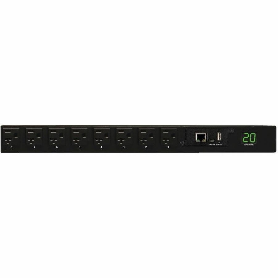 Eaton 1.9kW Single-Phase Switched PDU - LX Interface, 120V Outlets (16 5-15/20R), L5-20P/5-20P Input, 12 ft. (3.66 m) Cord, 1U Rack-Mount, TAA
