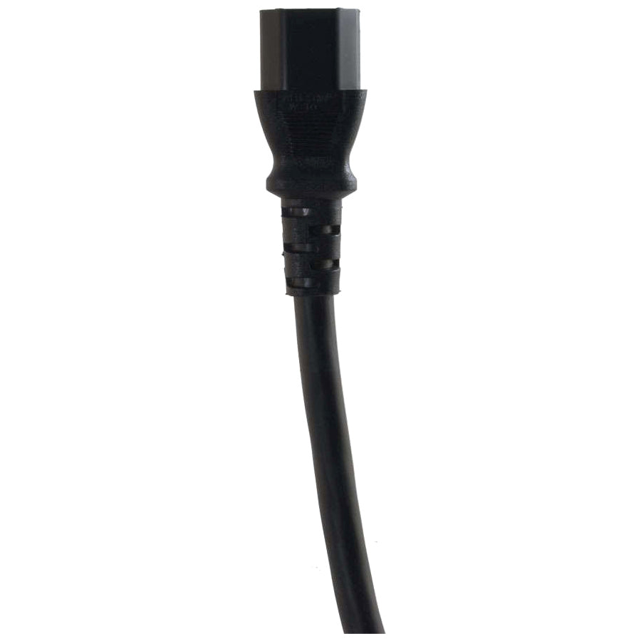 C2G 25ft 14 AWG Hospital Grade Power Cord (NEMA 5-15P to IEC320C13) - Black