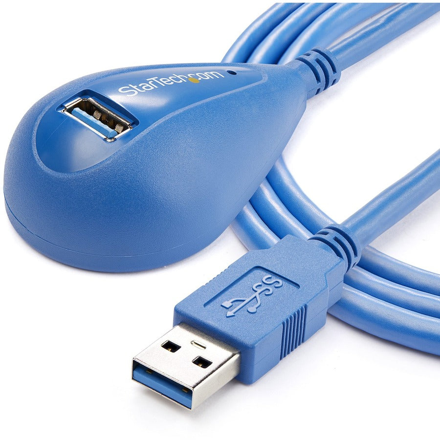 StarTech.com 5 ft Desktop SuperSpeed USB 3.0 (5Gbps) Extension Cable - A to A M/F