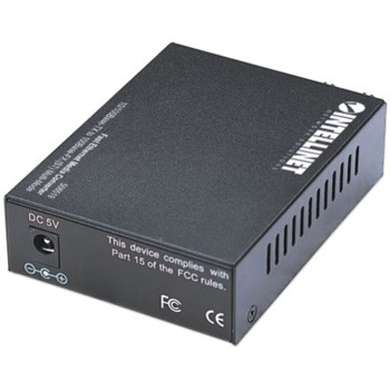 Intellinet Network Solutions Fast Ethernet RJ45 to ST, Multi-Mode, 1.24 miles (2 km) Media Converter