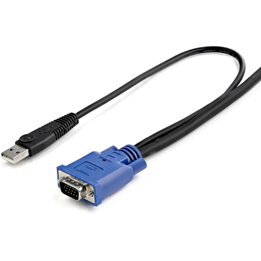 StarTech.com StarTech.com 15 ft 2-in-1 Ultra Thin USB KVM Cable - Video / USB cable - 4 pin USB Type A, HD-15 (M) - HD-15 (M) - 4.57 m