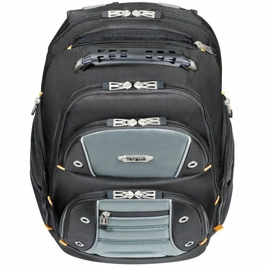 Targus Drifter II TSB239US Carrying Case Rugged (Backpack) for 17" Notebook - Black/Gray - TAA Compliant