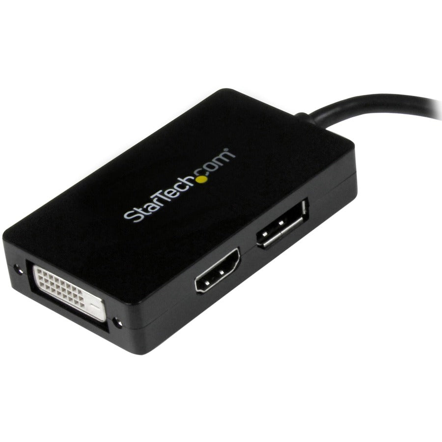 StarTech.com Travel A/V adapter - 3-in-1 Mini DisplayPort to DisplayPort DVI or HDMI converter