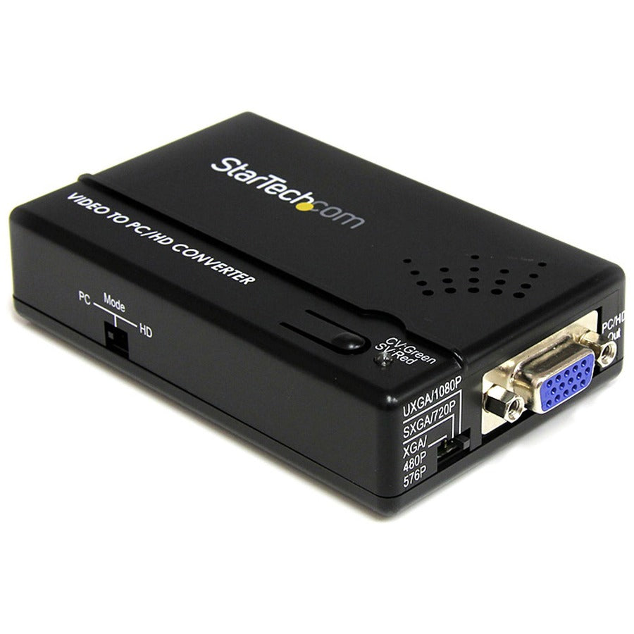 StarTech.com Composite and S-Video to VGA Video Scan Converter