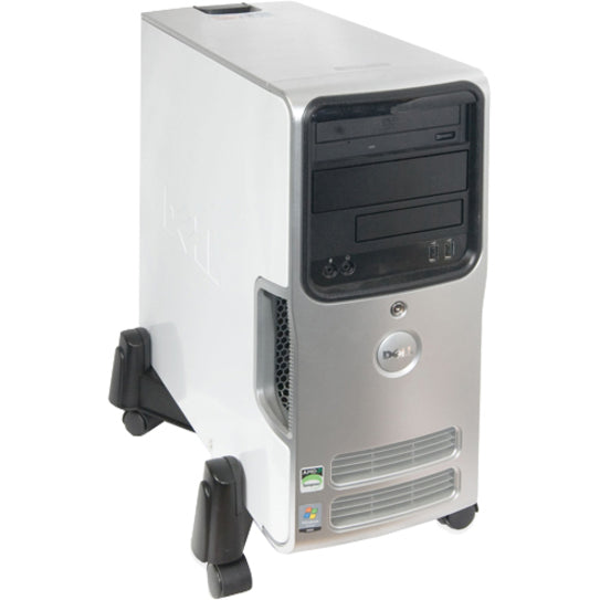 SYBA Multimedia Plastic Stand for ATX Case with Adj. Width with Caster wheels