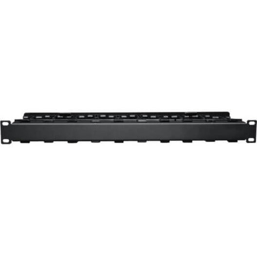 Eaton Tripp Lite Series SmartRack 1U High Capacity Horizontal Cable Manager - Finger duct with dual-hinge cover
