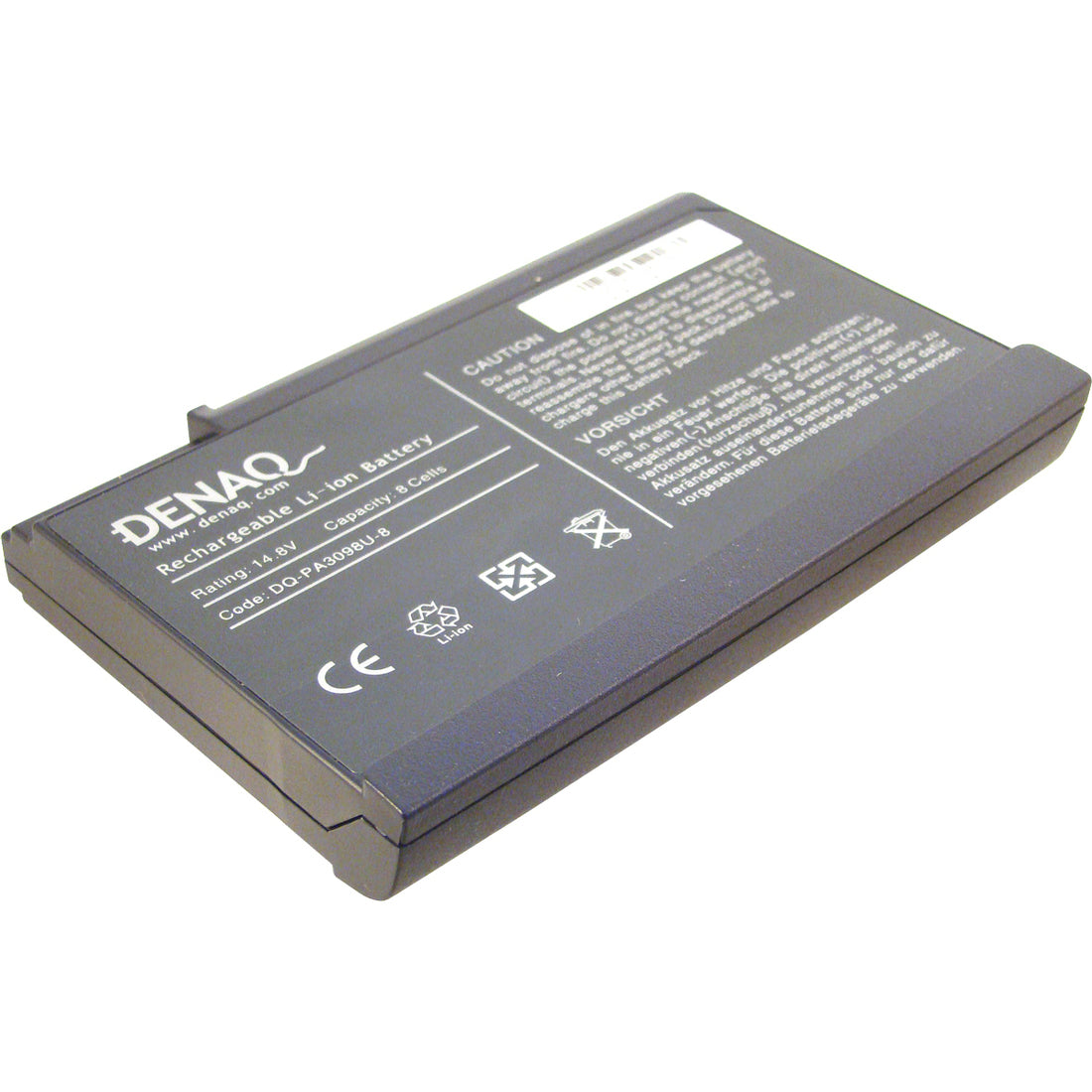 DENAQ 8-Cell 5200mAh Li-Ion Laptop Battery for TOSHIBA Satellite 1200-S121, 1200-S122, 1200-S252, 3000-100, 3000-400, 3000-514, 3000-601, 3000-S304, 3000-S307, 3000-S353, 3000-S514, 3000-X4, 3005-S303, 3005-S304, 3005-S403, 3005-S504