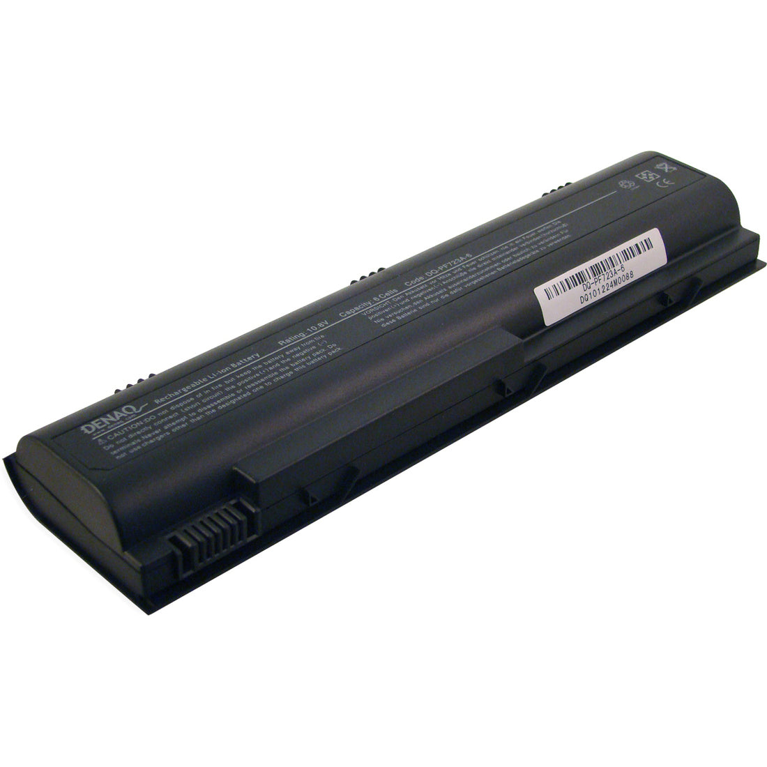 DENAQ 6-Cell 4400mAh Li-Ion Laptop Battery for HP Business Notebook NX4800; Pavilion DV1000, DV4000, DV5000, ZE2000; Presario C300, C500, M2000, V2000, V2100, V2200, V2300, V2400, V4000, V5000; Special Edition L2000