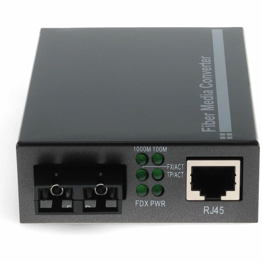 AddOn 10/100Base-TX(RJ-45) to 100Base-LX(SC) SMF 1310nm 20km Media Converter