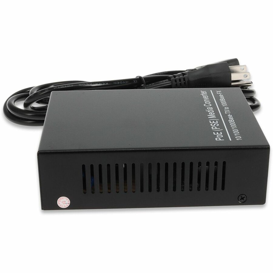 AddOn 10/100/1000Base-TX(RJ-45) to 1000Base-SX(SC) MMF 850nm 550m POE Media Converter