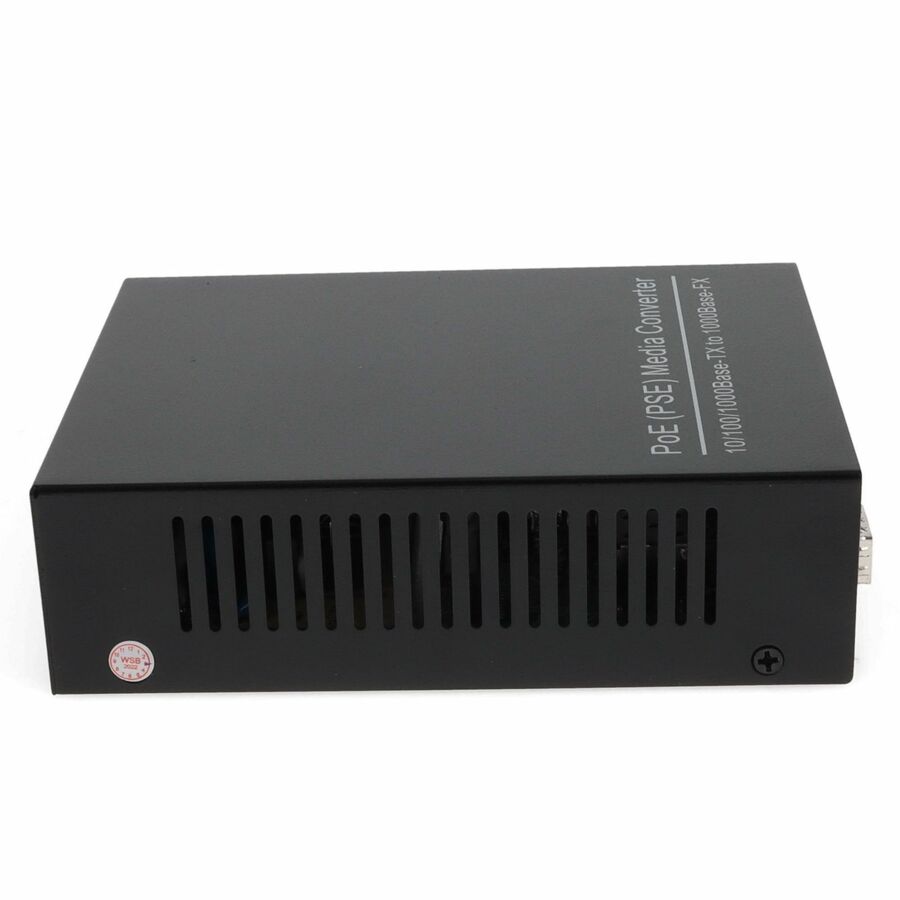 AddOn 10/100/1000Base-TX(RJ-45) to Open SFP Port POE Media Converter