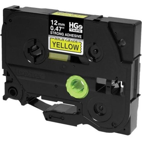 Brother HGES6315PK Black on Yellow Extra-Strength Adhesive Label Tape