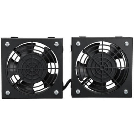 Eaton Tripp Lite Series SmartRack Wall-Mount Roof Fan Kit - 2-120V high-performance fans; 210 CFM; 5-15P plug