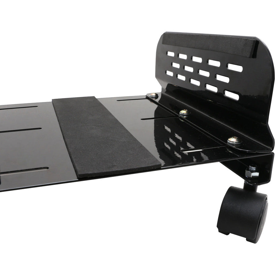 SYBA Steel PC Stand for ATX Case with Adj. Width with Caster Wheels