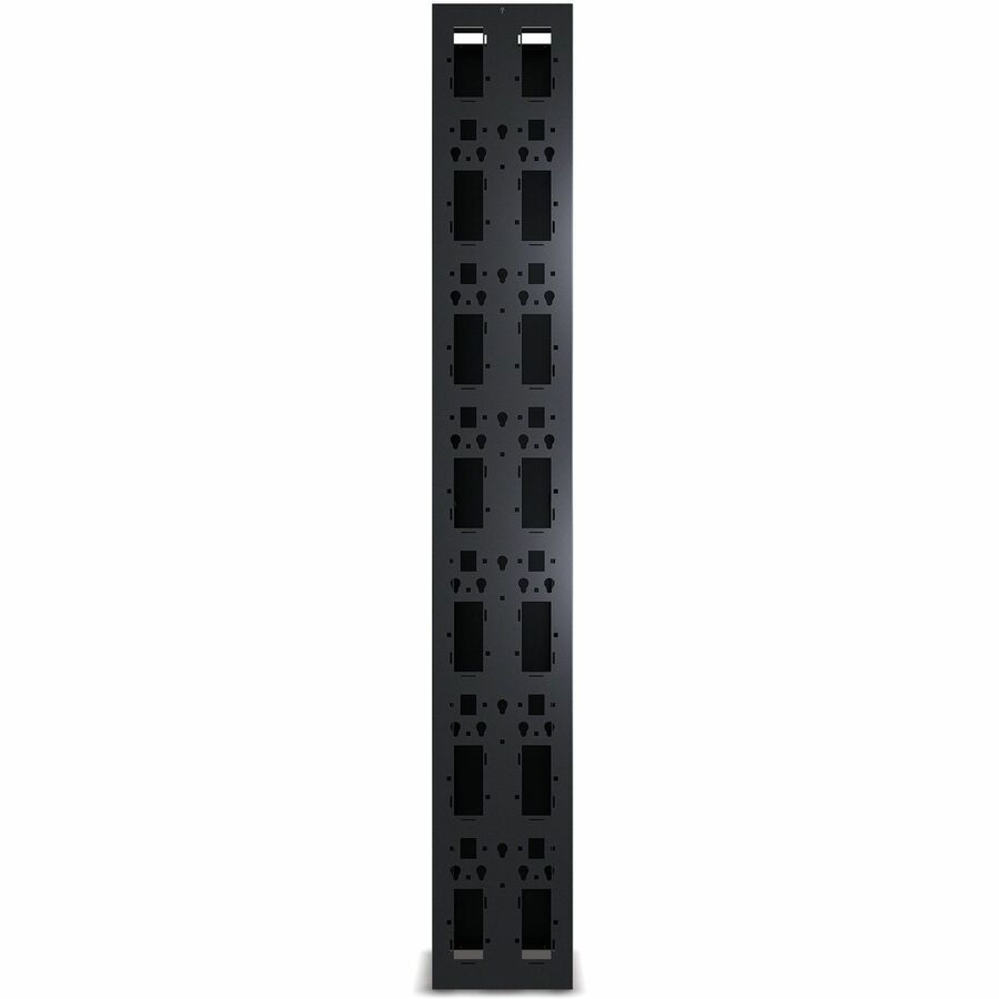 Performance, Vertical Cable Manager for 2 & 4 Post Racks, 84"H x 12"W, Single-Sided with Door