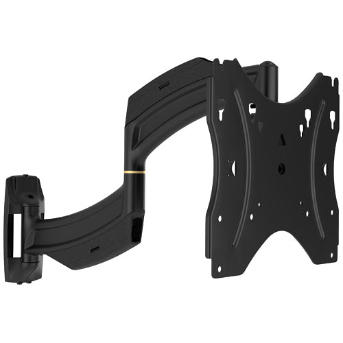 Chief Thinstall Small 18 Inch Extension Monitor Arm Wall Mount - For 10-40 Inch Displays - Single Monitor Mount - Black