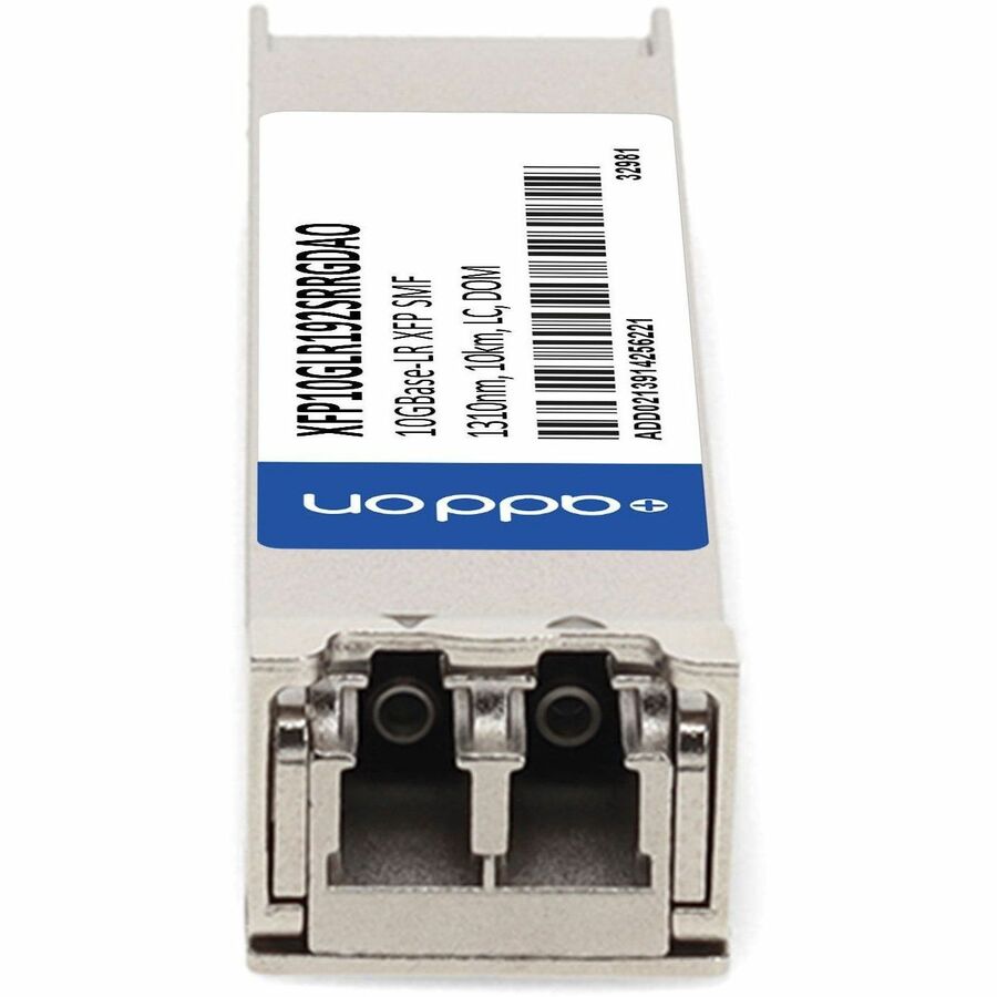 AddOn Cisco XFP10GLR192SR-RGD Compatible TAA Compliant 10GBase-LR XFP Transceiver (SMF, 1310nm, 10km, LC, DOM, Rugged)