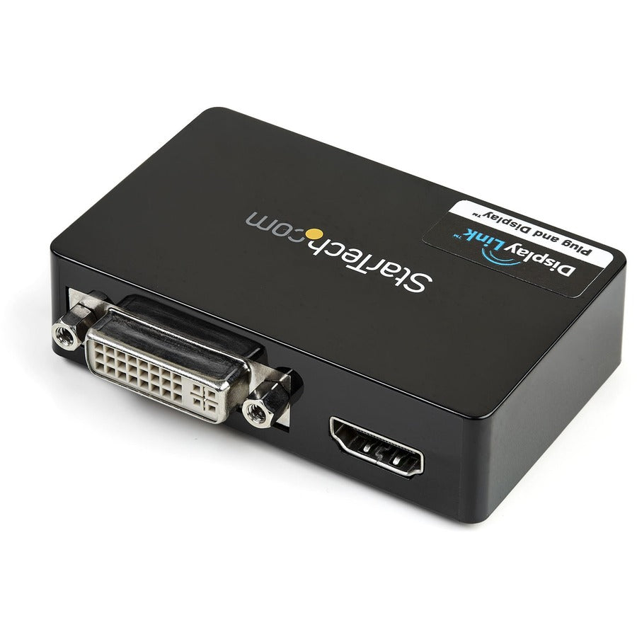 StarTech.com USB 3.0 to HDMI® and DVI Dual Monitor External Video Card Adapter
