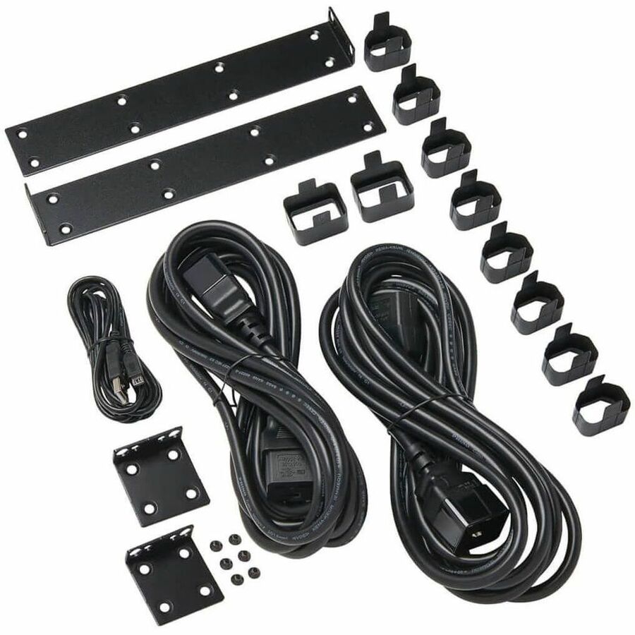 Eaton Tripp Lite Series 3.8kW Single-Phase Local Metered Automatic Transfer Switch PDU, Two 200-240V C20 Inlets, 8 C13 & 2 C19 Outputs, 1U, TAA