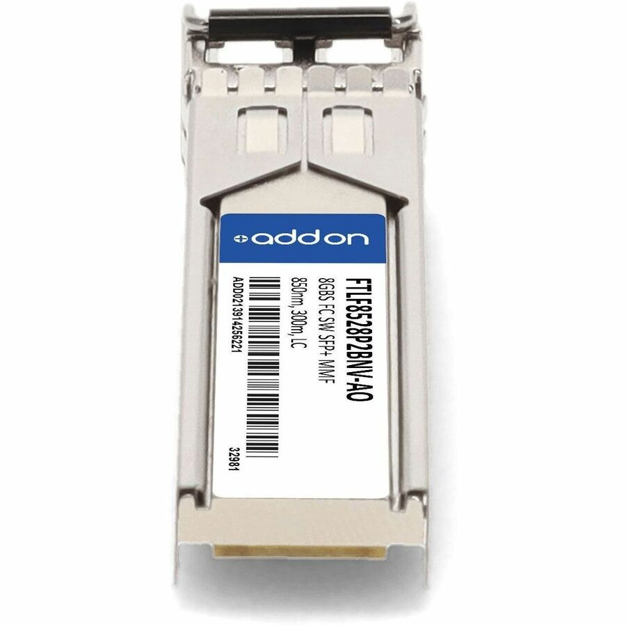 AddOn Finisar FTLF8528P2BNV Compatible TAA Compliant 8GBase-SW Fibre Channel SFP+ Transceiver (MMF, 850nm, 300m, LC)