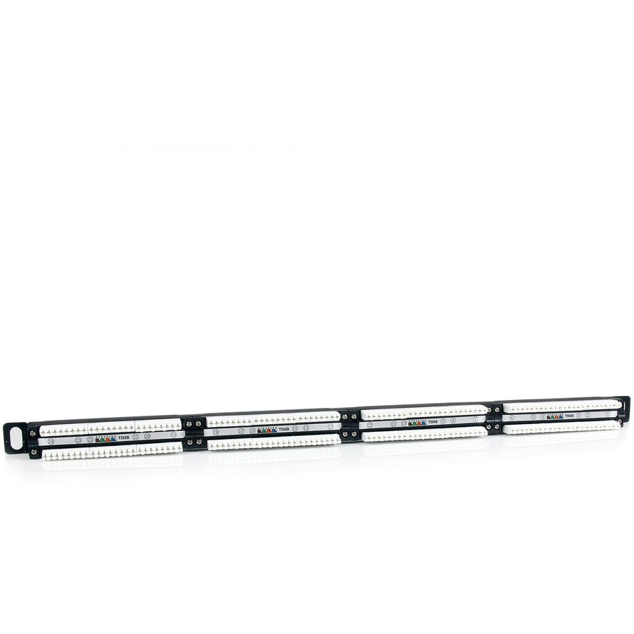 StarTech.com 24 Port 0.5U Cat5e Patch Panel - RJ45 Ethernet Rackmount Cat 5e 110 Patch Panel