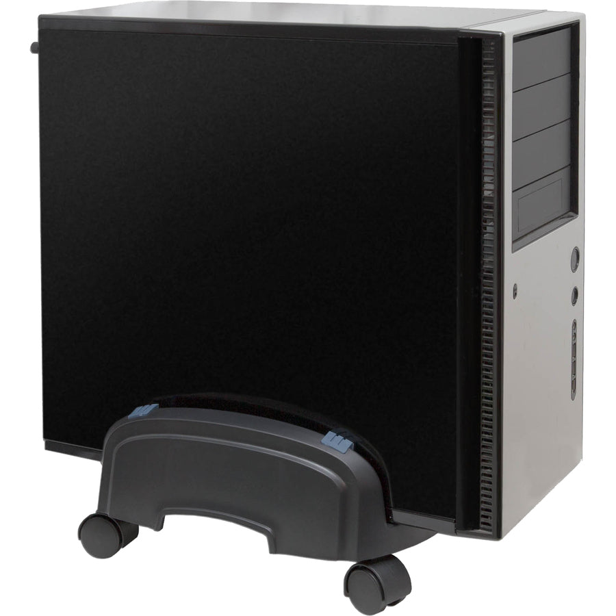 SYBA Multimedia Plastic Stand for ATX Case with Adjustable Width with Caster wheels