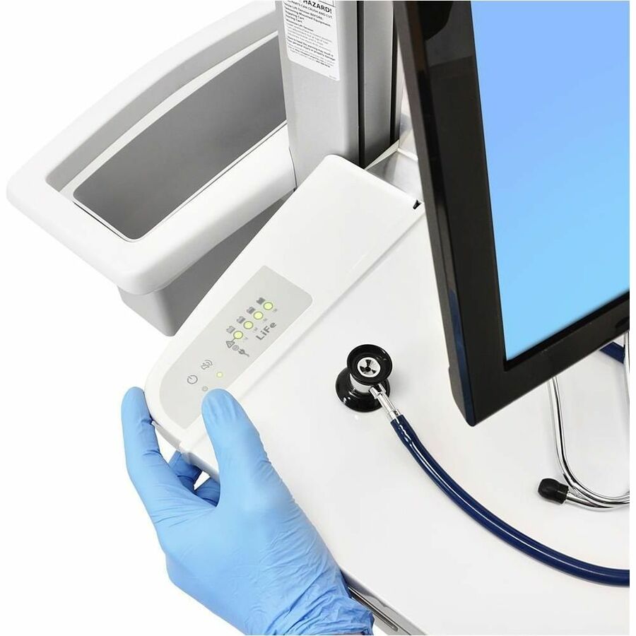 Ergotron StyleView Cart with LCD Pivot, LiFe Powered