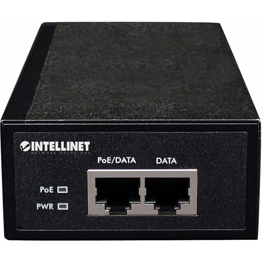 Intellinet Network Solutions 1-Port Gigabit High-Power PoE+ Injector, Metal