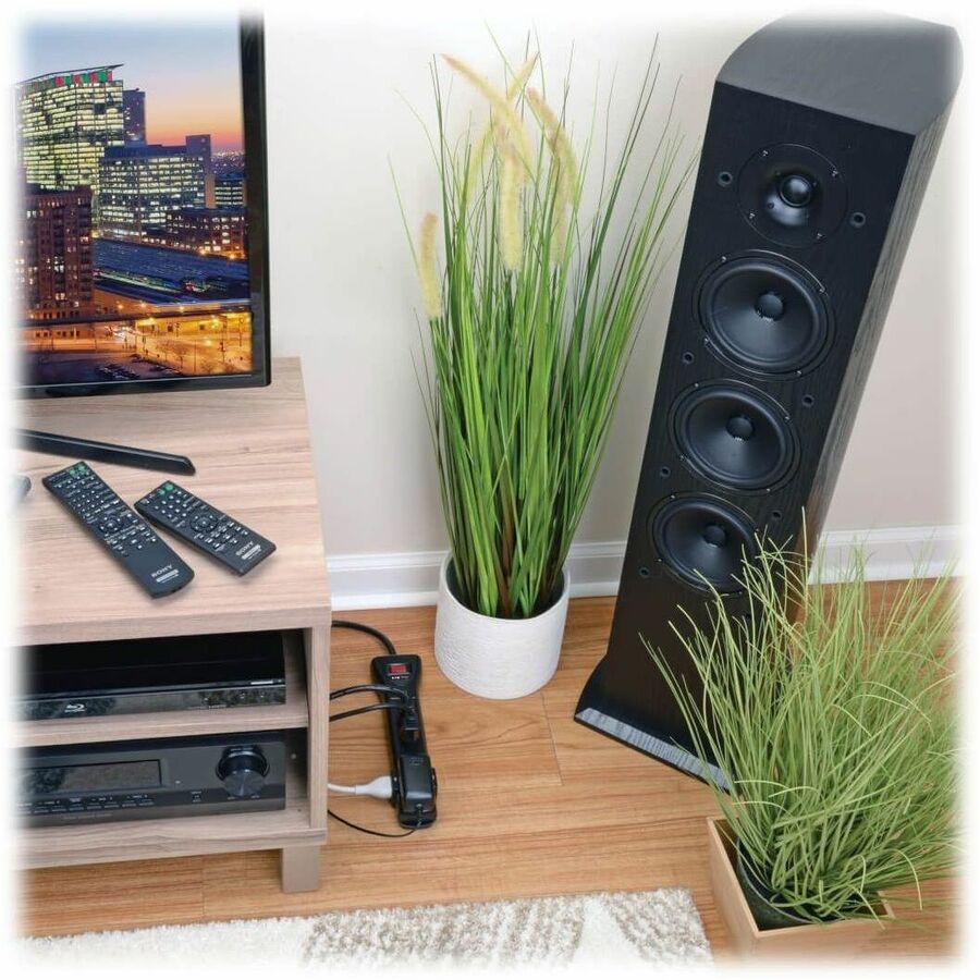 7 OUTLET SURGE STRIP 7 FT CORD