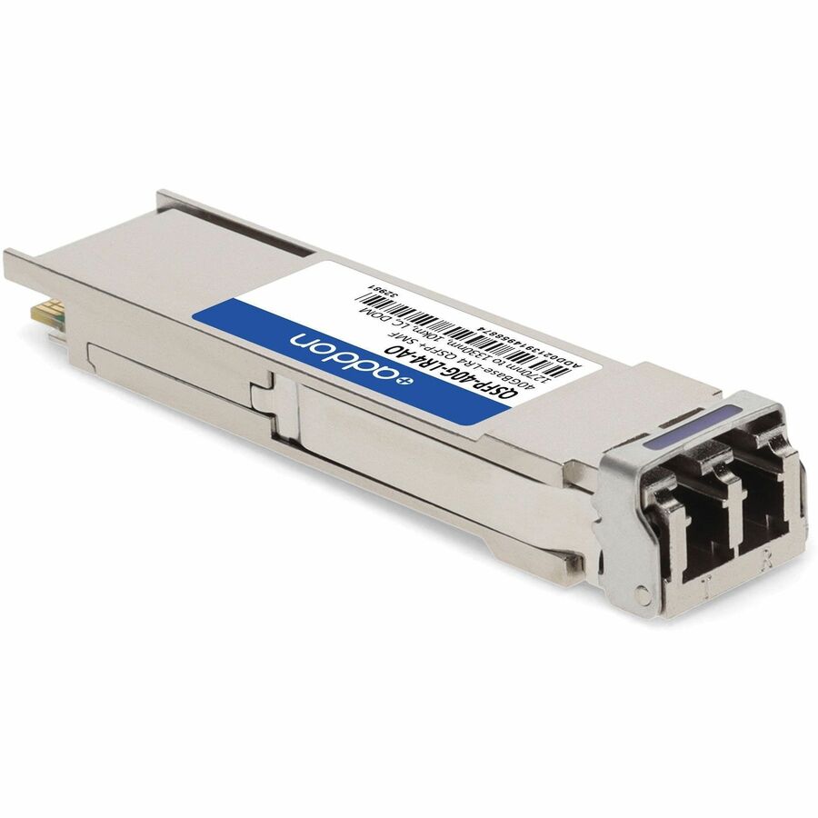 AddOn Cisco QSFP-40G-LR4 Compatible TAA Compliant 40GBase-LR4 QSFP+ Transceiver (SMF, 1270nm to 1330nm, 10km, LC, DOM)