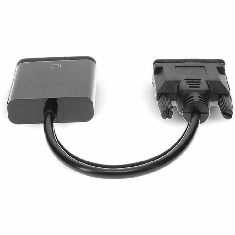 DVI-D Single Link (18+1 pin) Male to VGA Female Black Active Adapter For Resolution Up to 1920x1200 (WUXGA)