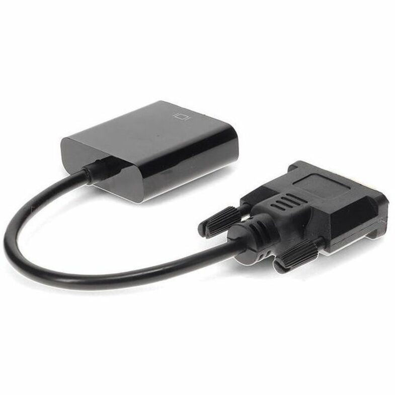 DVI-D Single Link (18+1 pin) Male to VGA Female Black Active Adapter For Resolution Up to 1920x1200 (WUXGA)