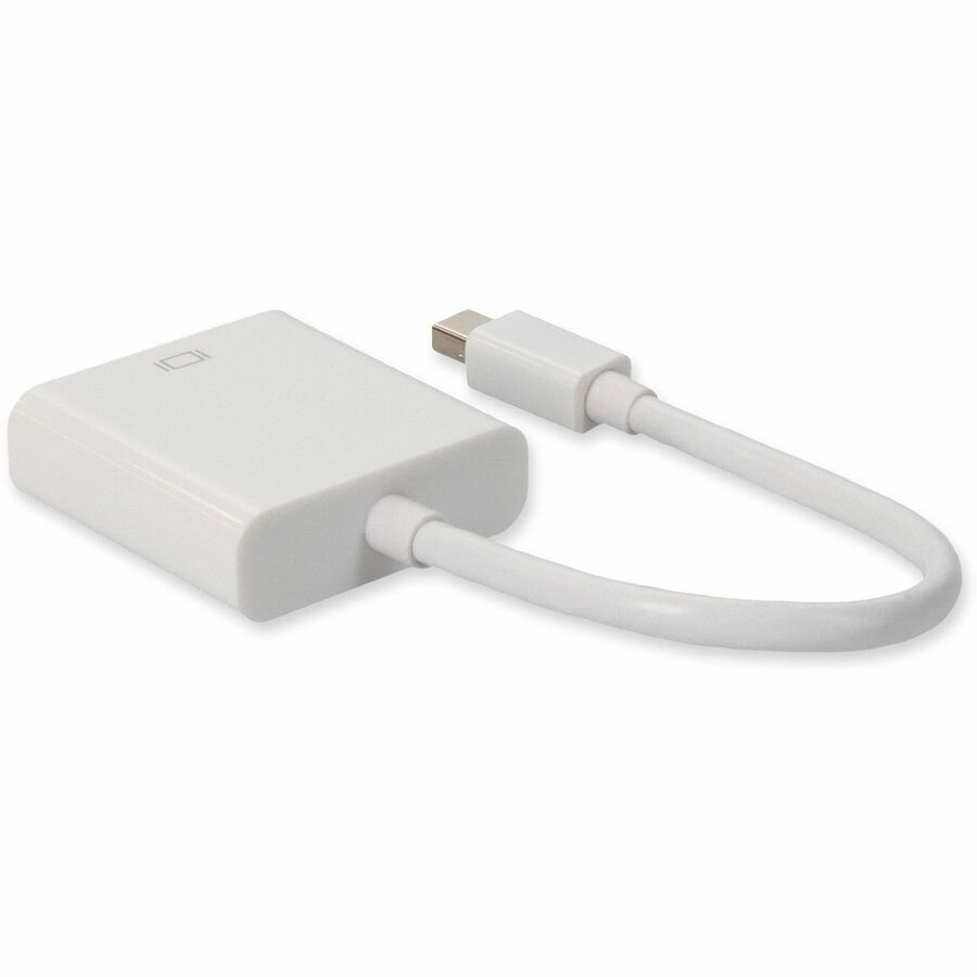 Mini-DisplayPort 1.1 Male to DVI-I (29 pin) Female White Active Adapter For Resolution Up to 1920x1200 (WUXGA)