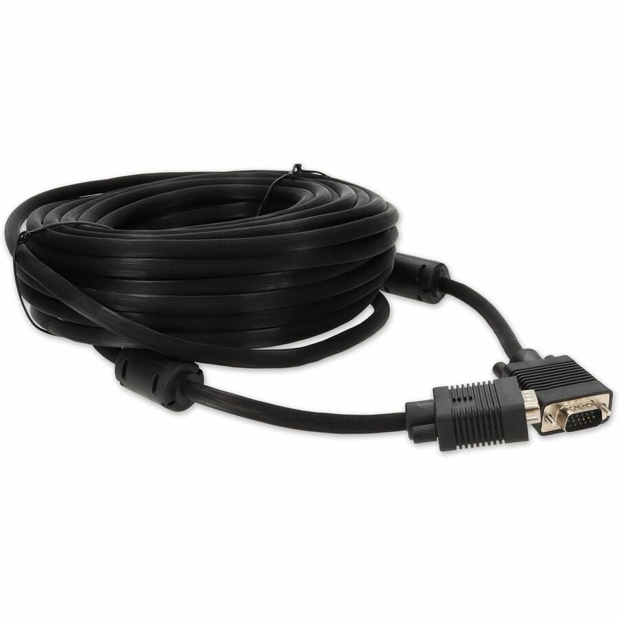 50ft VGA Male to VGA Male Black Cable For Resolution Up to 1920x1200 (WUXGA)
