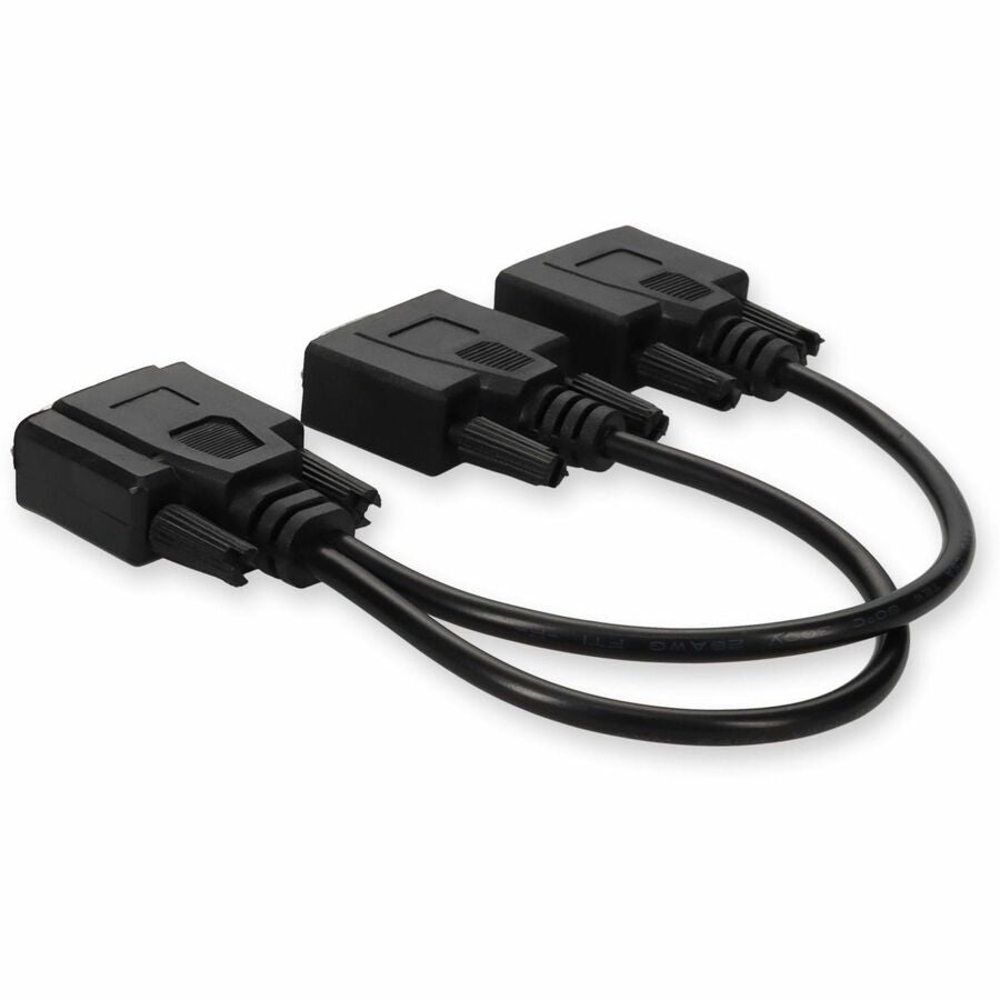 VGA Male to 2xVGA Female Black Adapter For Resolution Up to 1920x1200 (WUXGA)