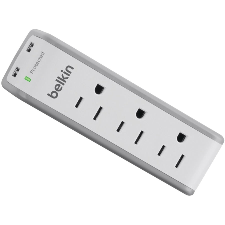 3OUT SURGE PROTECTR USB SWIVEL