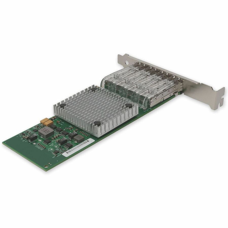 AddOn 1Gbs Quad Open SFP Port PCIe 2.0 x4 Network Interface Card