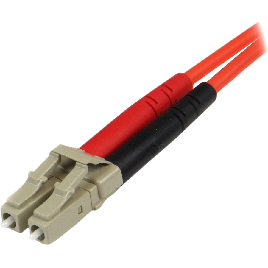 StarTech.com 10m Fiber Optic Cable - Multimode Duplex 50/125 - LSZH Fiber Jumper Cord - LC/ST